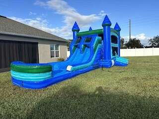 Bounce house with slide rentals