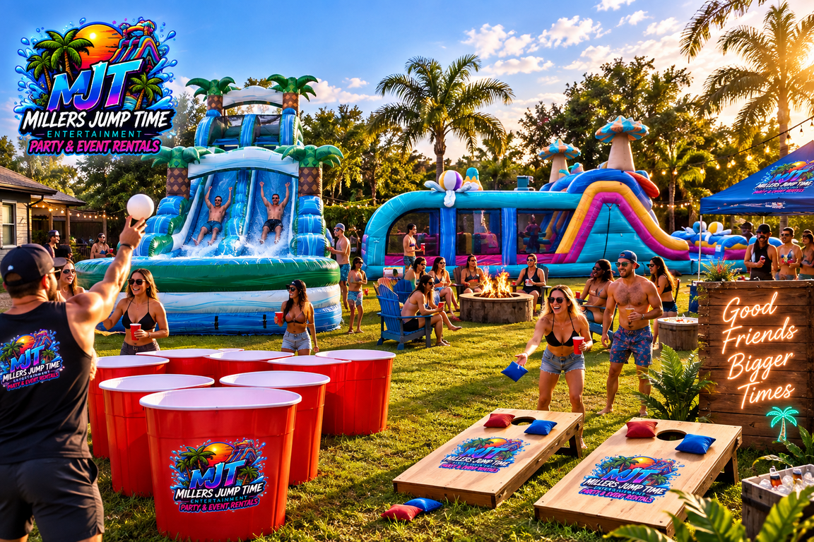 Adult Inflatables & Games for Osceola County Florida events