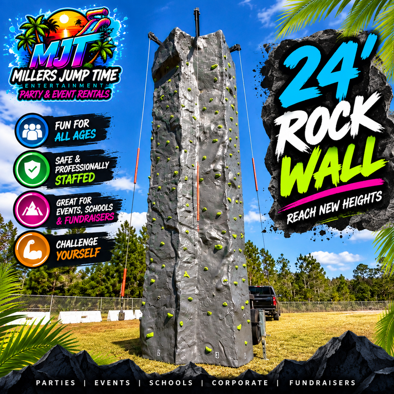 Mobile Rock Wall for Osceola County Florida events