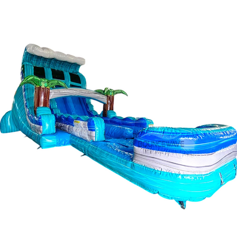 20' Blue Wave Dual Lane Water Slide (2025)