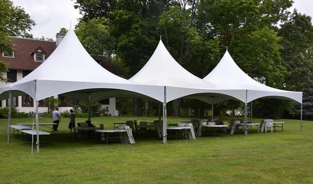 20ft by 60ft High Peak Tent Rental