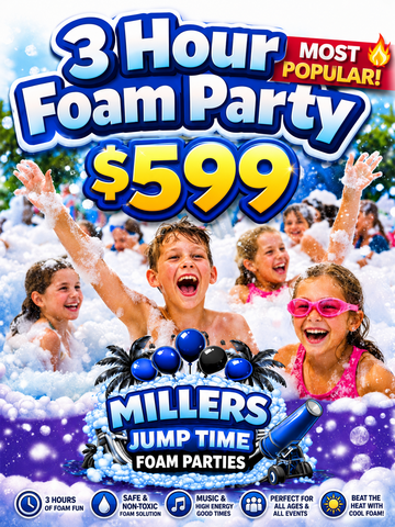 Foam Party Rentals 3 Hours