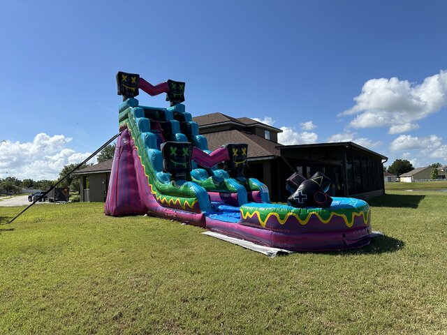 22ft Game Changer Waterslide Rental