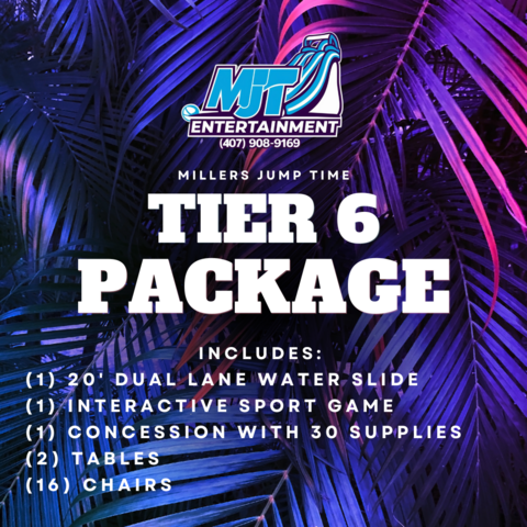 Tier VI Party Package