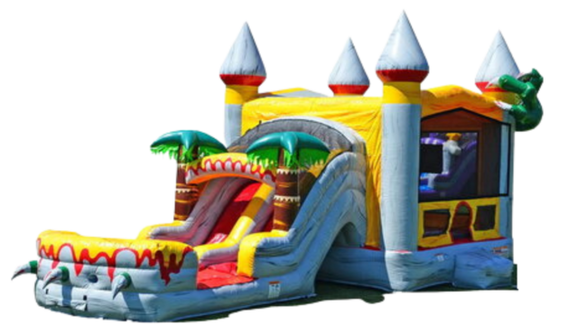 Dino Bounce House with Slide