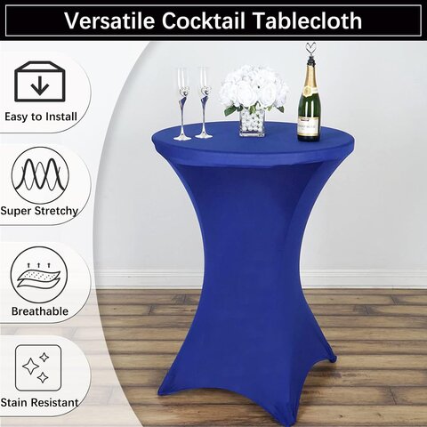 Royal Blue Cocktail Linens