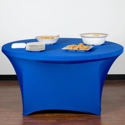 Royal Blue Round Linens