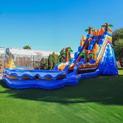 22' Tropical Splash Water Slide