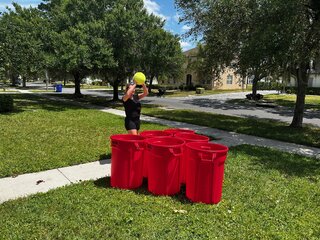 Life-Size Outdoor Yard Pong
