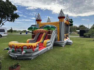 Dino Bounce House with Slide
