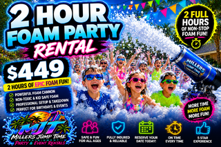 2 Hour Foam Party 