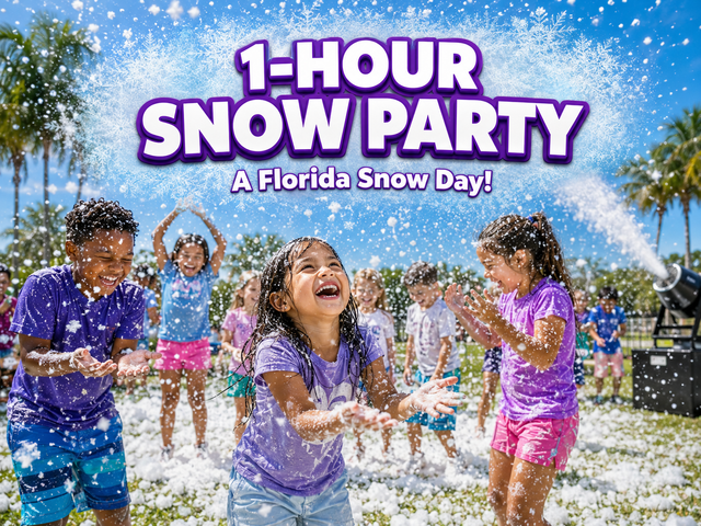 1 Hour Snow Party Experience