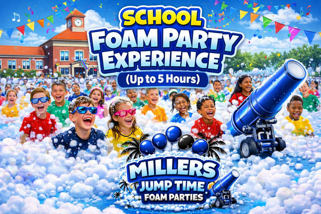 School Foam Party Experience