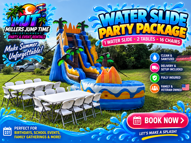 Water Slide Party Package