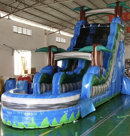 18' Tropical Water Slide 