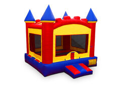 Colorful Castle Bounce House 