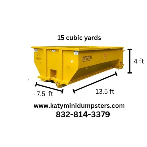  15 yard dumpster 14 day rental