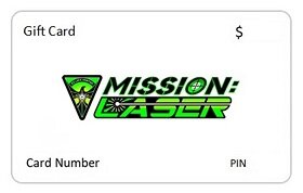 Mission Laser Gift Card 12