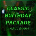 Classic Birthday Party Package Small Room