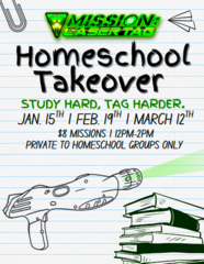 Homeschool Takeover One Game Per Person