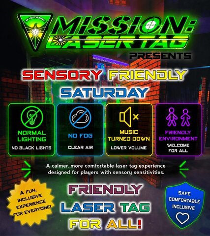Sensory Friendly One Game Per Person
