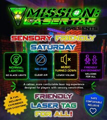 Sensory Friendly One Game Per Person