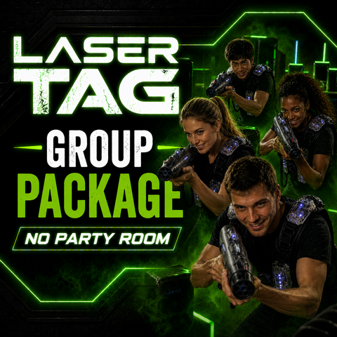 Group Laser Tag Package without Party Room