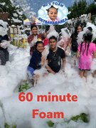 60 minute foam party
