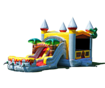 TREX Bounce House with Slide & Pool