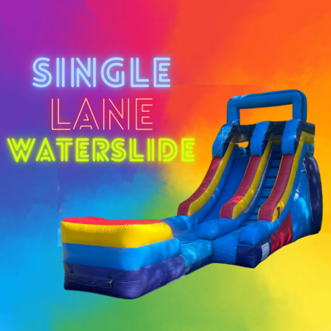 17ft single lane with splash landing 