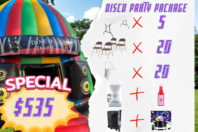 Disco Party Package #3 snow