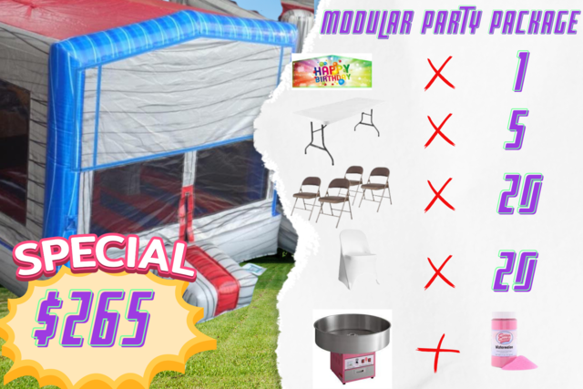 Themed Birthday Bounce House Package #1 CC