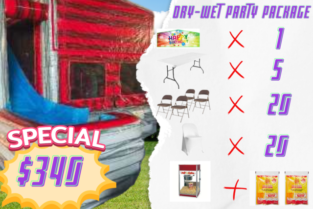 CHB603-Modular Combo Party Package (Dry/Wet) -POP