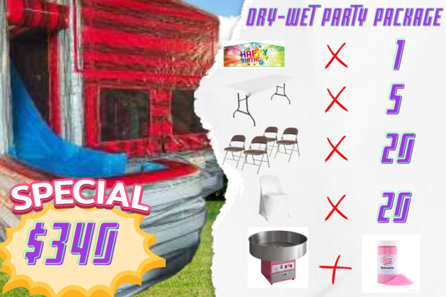 CHB603-Modular Combo Party Package (Dry/Wet) -CC