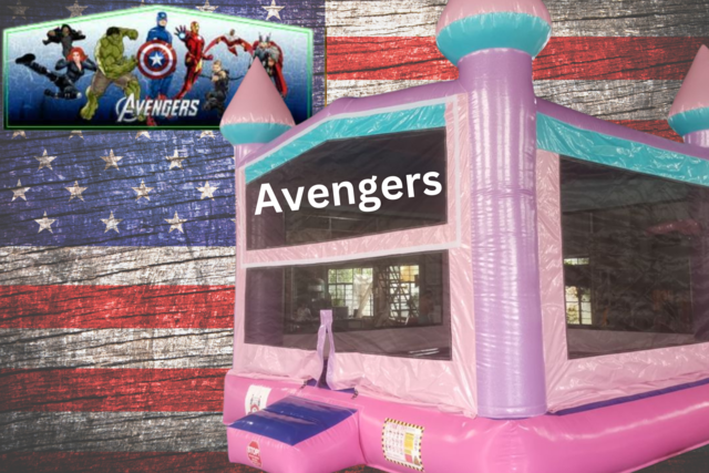 Avengers Bounce House CHB989L-pink