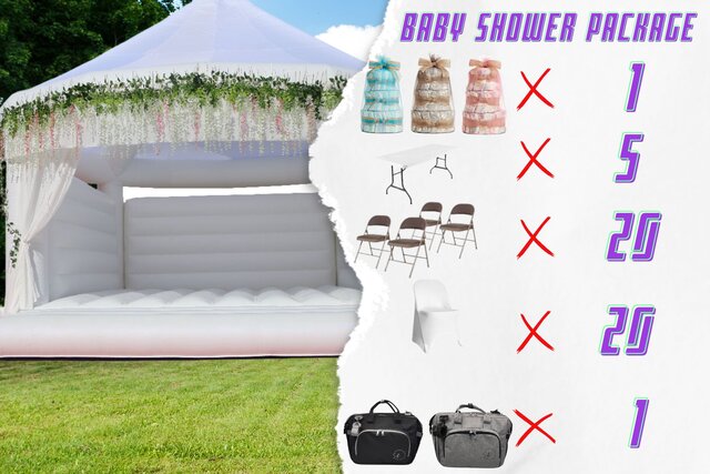 Baby Shower Package- Wedding bouncer