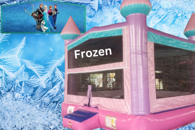Frozen Bounce House CHB989L-pink