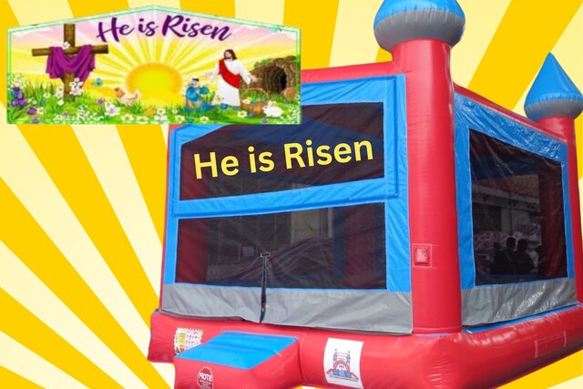 He is Risen Bounce House CHB989L-Twister