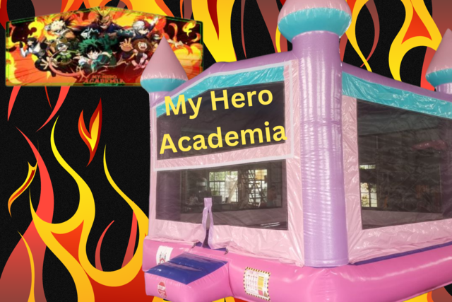 My Hero Academia Bounce House CHB989L-pink