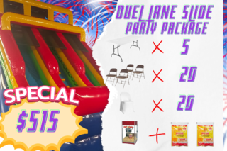 Duel Lane Slide Party Package #1Party Package #1pop