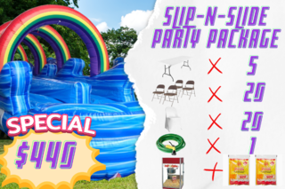 Slip -n- Slide Party Package pop