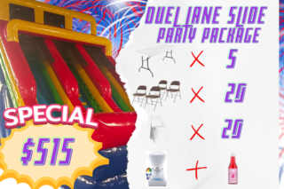 Duel Lane Slide Party Package #3 SC