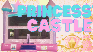Bounce House Castle- Pink