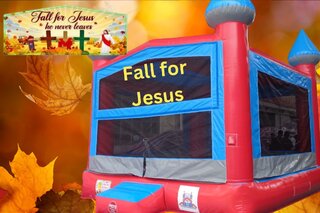 Fall For Jesus Bounce House W/ Twister Option