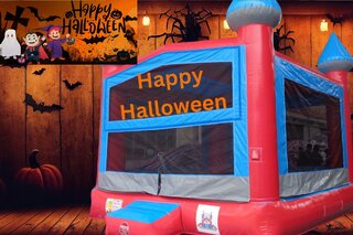 Happy Halloween Bounce House W/ Twister Option