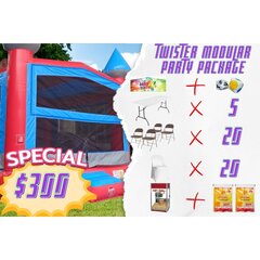 Bounce Castle W/ Twister Option +pop
