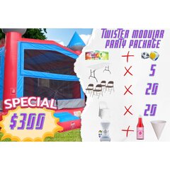 Twister Party Package with Snow Cone