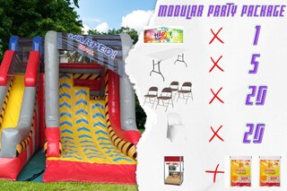 Warped Wall Package with Popcorn Machine