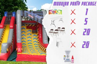 Warped Wall Package with Snow Cone Machine