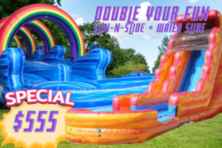 Double your Fun #8  Slip-n-Slide, Water slide 